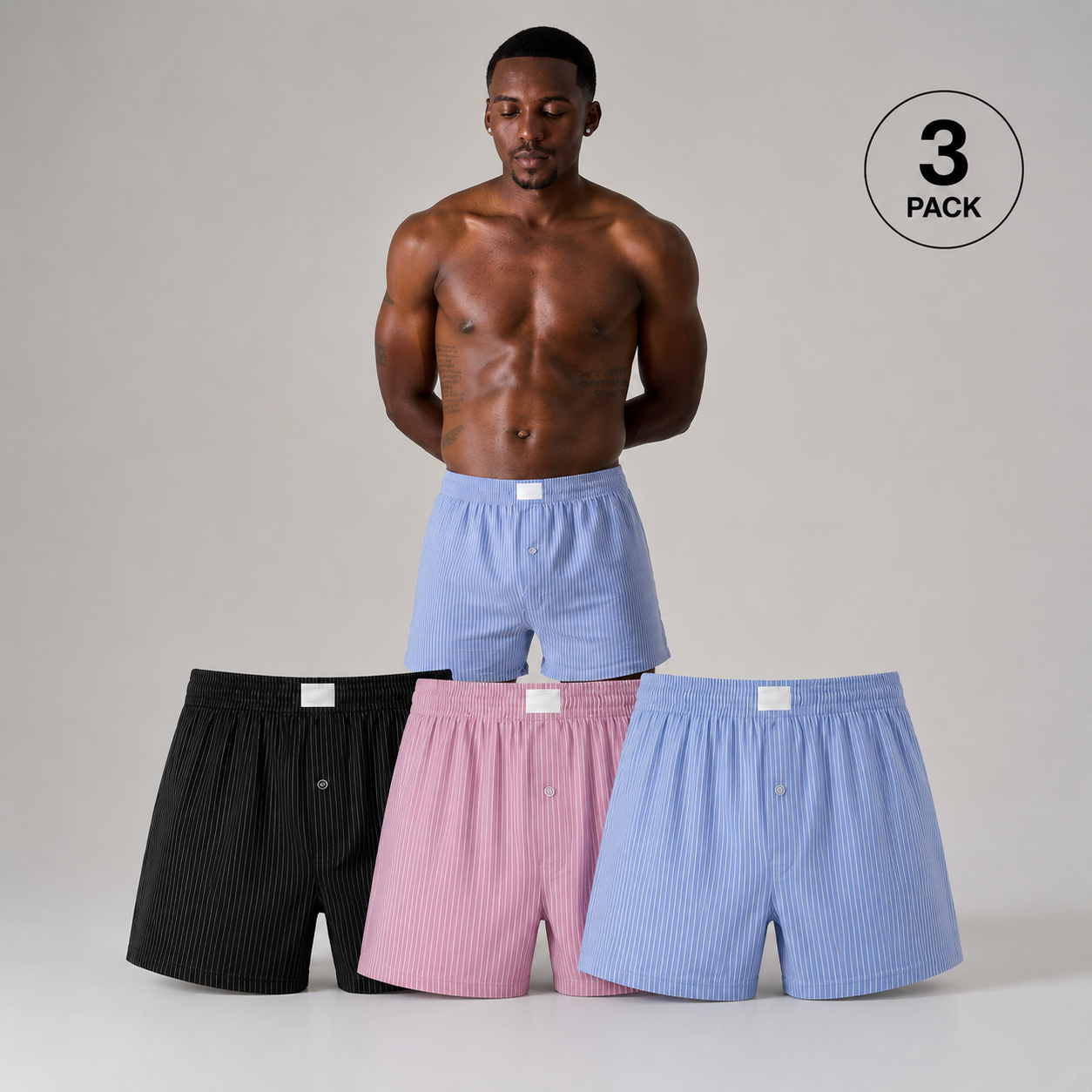 Boxer Shorts Pack Of 3
